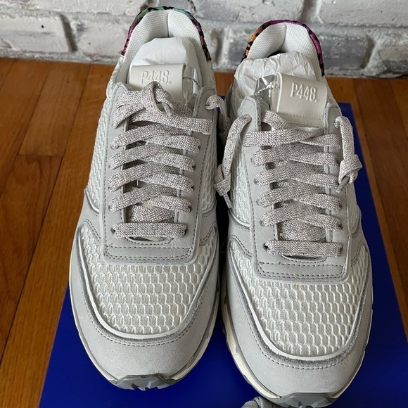 P448 Jackson Reflector Leopard Sneakers size EU 37 US 7 new in box - Picture 4 of 13